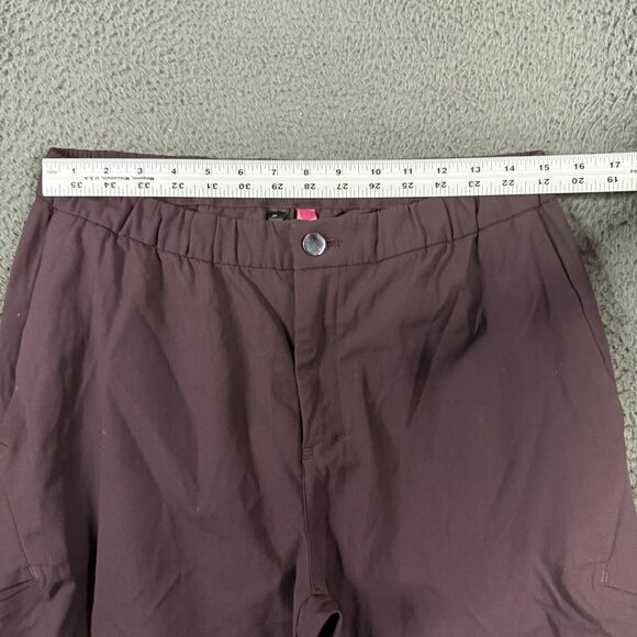 Lululemon Pants Mens 34 (Fits 30x26) Maroon On the Move Wool Blend Wide Leg - Picture 9 of 13